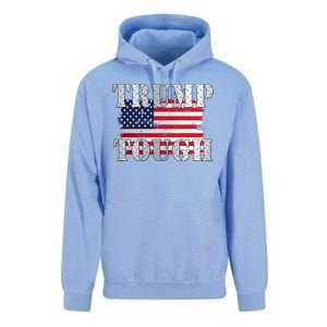 Trump Tough American Flag Unisex Surf Hoodie