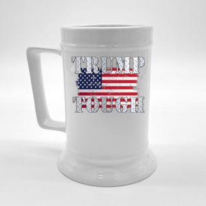 Trump Tough American Flag Beer Stein