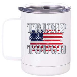 Trump Tough American Flag 12 oz Stainless Steel Tumbler Cup