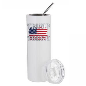 Trump Tough American Flag Stainless Steel Tumbler