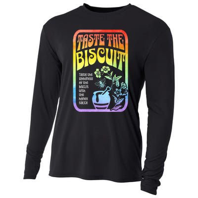 Taste The Biscuit Taste The Goodness Cooling Performance Long Sleeve Crew