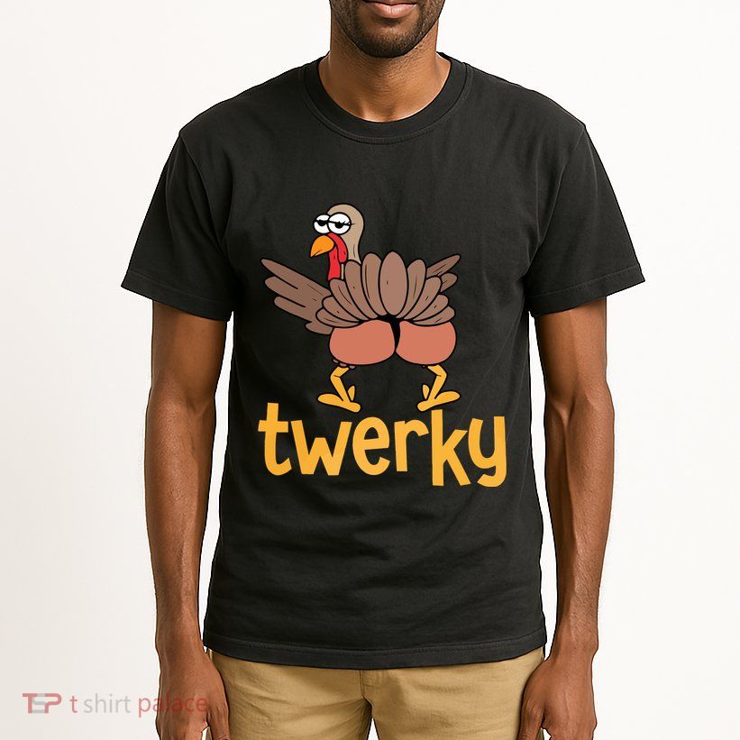 Twerky Turkey Butt Funny Thanksgiving Tall T-Shirt