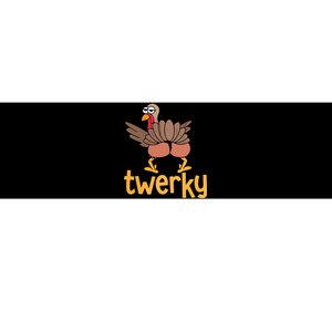 Twerky Turkey Butt Funny Thanksgiving Bumper Sticker