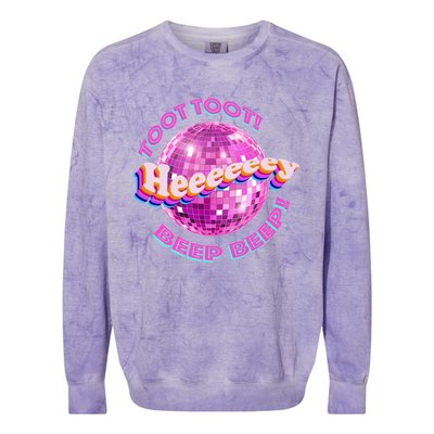 Toot Toot Beep Beep Colorblast Crewneck Sweatshirt