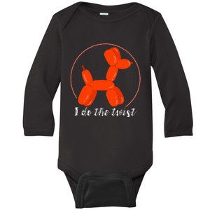 The Twist Balloon Twisting Balloon Animal Balloon Artist Baby Long Sleeve Bodysuit