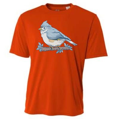 Tufted Titmouse Bird Cute Gift Cooling Performance Crew T-Shirt