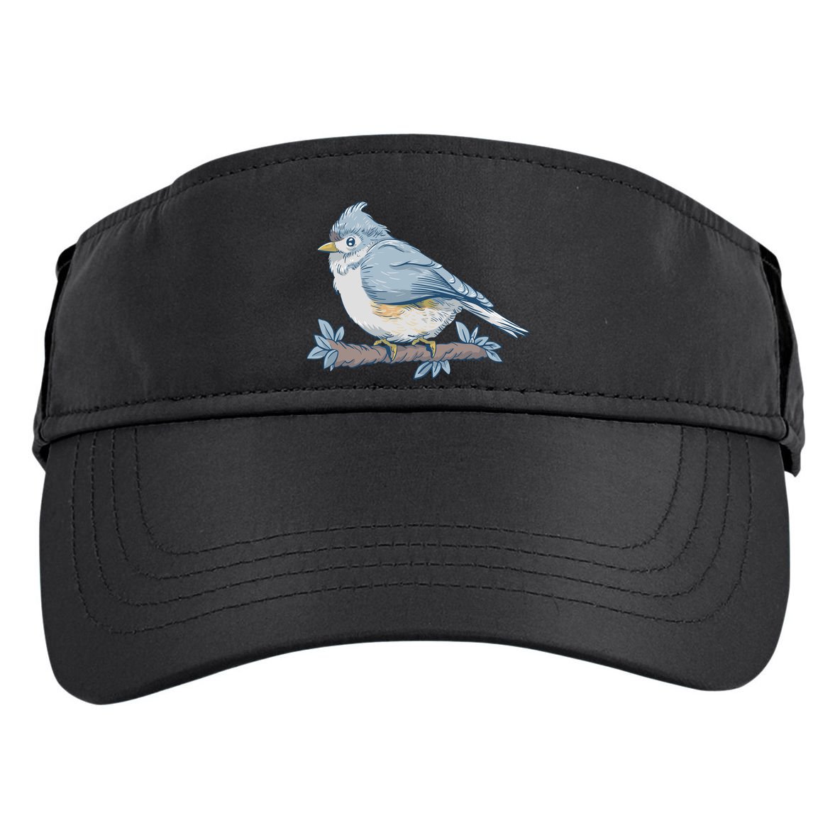 Tufted Titmouse Bird Cute Gift Adult Drive Performance Visor
