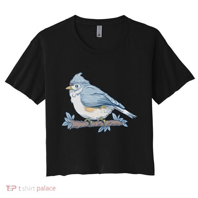 Tufted Titmouse Bird Cute Gift Crop Top