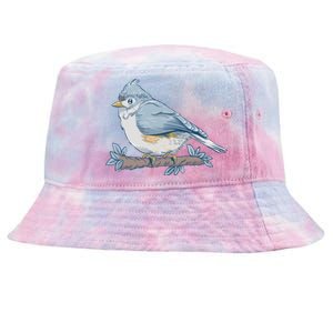 Tufted Titmouse Bird Cute Gift Tie-Dyed Bucket Hat