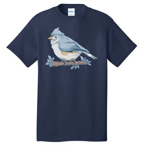 Tufted Titmouse Bird Cute Gift Tall T-Shirt