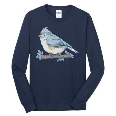 Tufted Titmouse Bird Cute Gift Tall Long Sleeve T-Shirt