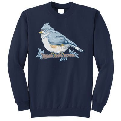 Tufted Titmouse Bird Cute Gift Tall Sweatshirt