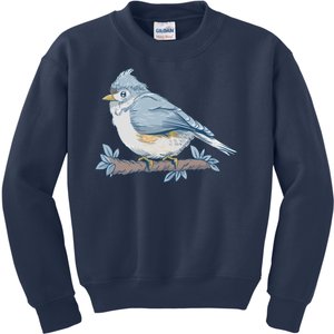 Tufted Titmouse Bird Cute Gift Kids Sweatshirt