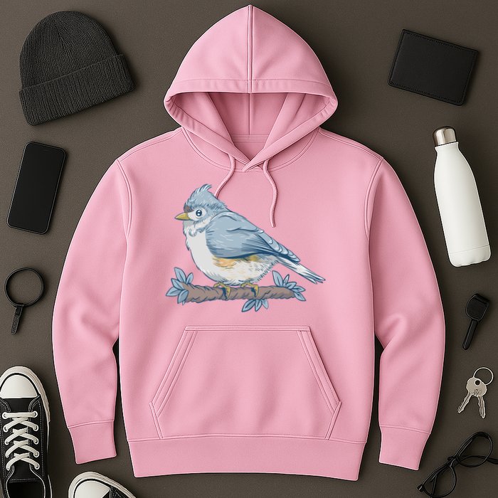 Tufted Titmouse Bird Cute Gift Hoodie