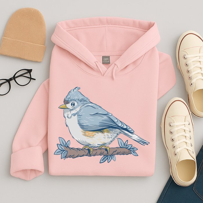 Tufted Titmouse Bird Cute Gift Hoodie
