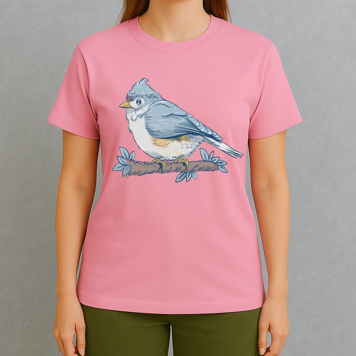 Tufted Titmouse Bird Cute Gift T-Shirt