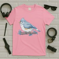 Tufted Titmouse Bird Cute Gift T-Shirt