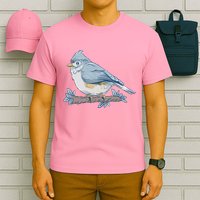 Tufted Titmouse Bird Cute Gift T-Shirt