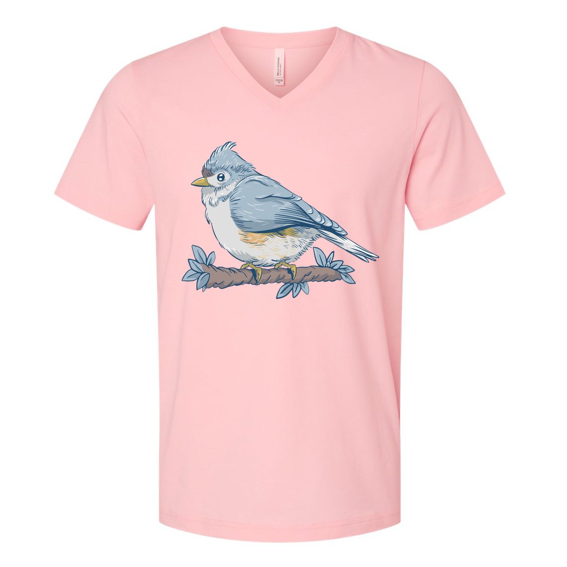 Tufted Titmouse Bird Cute Gift V-Neck T-Shirt