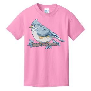 Tufted Titmouse Bird Cute Gift Kids T-Shirt