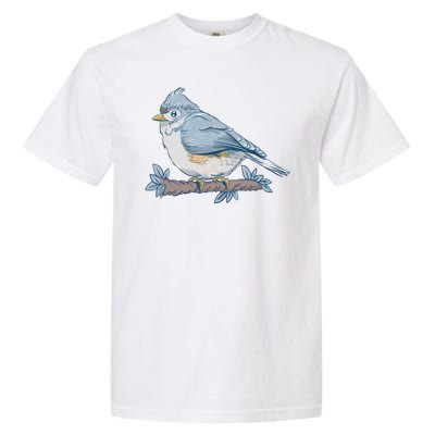 Tufted Titmouse Bird Cute Gift Garment-Dyed Heavyweight T-Shirt