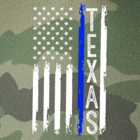 Texas Thin Blue Line Flag Police Design Legacy Tie Dye Trucker Hat