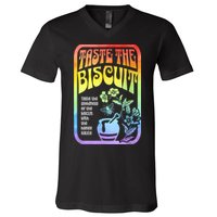 Taste The Biscuit Taste The Goodness V-Neck T-Shirt