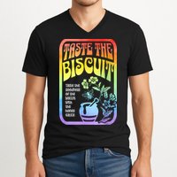 Taste The Biscuit Taste The Goodness V-Neck T-Shirt
