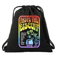 Taste The Biscuit Taste The Goodness Drawstring Bag