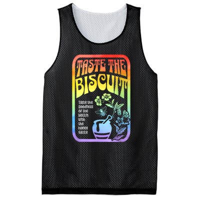 Taste The Biscuit Taste The Goodness Mesh Reversible Basketball Jersey Tank