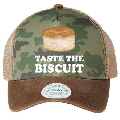 Taste The Biscuit Funny Meme Legacy Tie Dye Trucker Hat