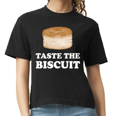 Taste The Biscuit Funny Meme Comfort Colors Boxy T-Shirt