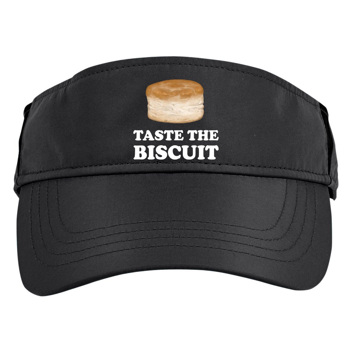 Taste The Biscuit Funny Meme Adult Drive Performance Visor