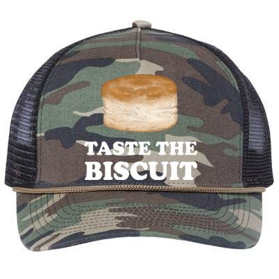 Taste The Biscuit Funny Meme Retro Rope Trucker Hat Cap