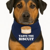 Taste The Biscuit Funny Meme USA-Made Doggie Bandana
