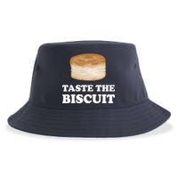 Taste The Biscuit Funny Meme Sustainable Bucket Hat