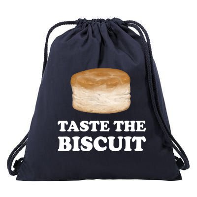 Taste The Biscuit Funny Meme Drawstring Bag