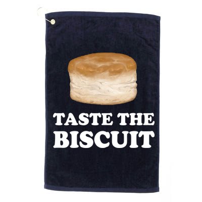 Taste The Biscuit Funny Meme Golf Towel