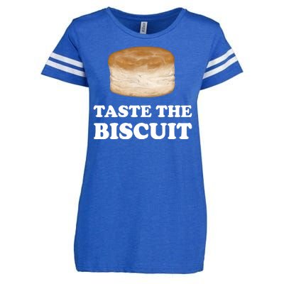 Taste The Biscuit Funny Meme Enza Ladies Jersey Football T-Shirt