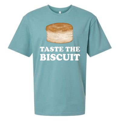 Taste The Biscuit Funny Meme Sueded Cloud Jersey T-Shirt