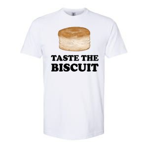 Taste The Biscuit Funny Meme Softstyle® CVC T-Shirt