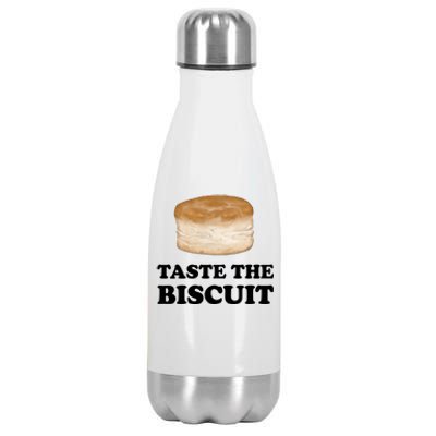 Taste The Biscuit Funny Meme Stainless Steel Insulated Water Bottle