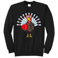 Thanksgiving Turkey Bowling Pin Matching Team Sweatshirt