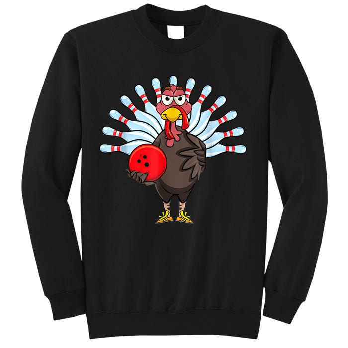 Thanksgiving Turkey Bowling Pin Matching Team Sweatshirt