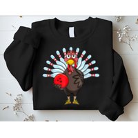 Thanksgiving Turkey Bowling Pin Matching Team Sweatshirt