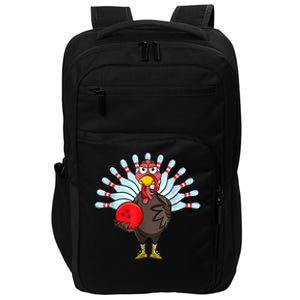 Thanksgiving Turkey Bowling Pin Matching Team Impact Tech Backpack