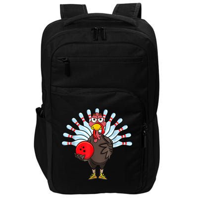 Thanksgiving Turkey Bowling Pin Matching Team Impact Tech Backpack