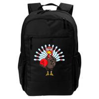 Thanksgiving Turkey Bowling Pin Matching Team Backpack