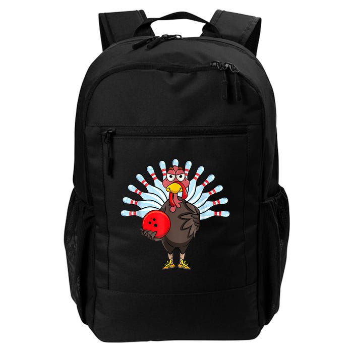 Thanksgiving Turkey Bowling Pin Matching Team Backpack