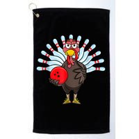 Thanksgiving Turkey Bowling Pin Matching Team Golf Towel